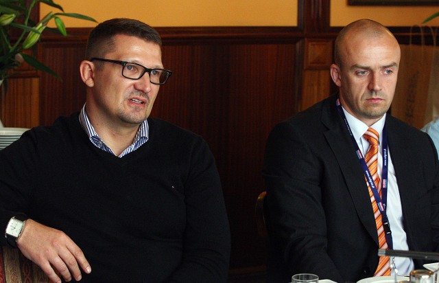 Dzisiaj Selgros jest jednym z największych pracodawców prawobrzeża Szczecina - podkreślają dyrektorzy Cezary Furmanowicz (z lewej) i Michał Żukowski.- Zatrudniamy 250 osób.