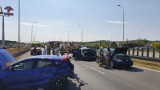 Karambol na autostradzie A1! Na jezdni w kierunku Gdańska zderzyło się 5 aut