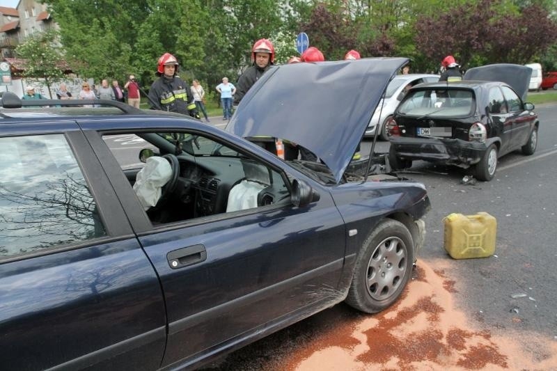 Wypadek na Rogowskiej, 08.05.2015