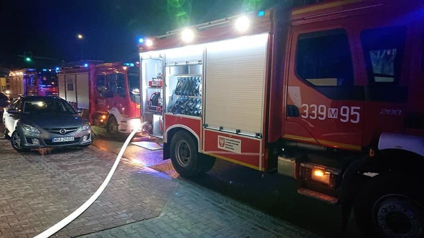 Strażacy ugasili pożar w kotłowni budynku w Rynku w...