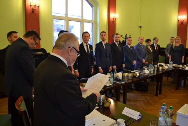 Pierwsza sesja Rady Powiatu Lublinieckiego 21.11.2018.