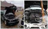 Zofiówka. Pożar samochodu gasili strażacy z OSP Knyszyn (zdjęcia)