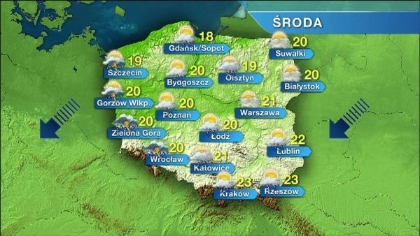 Prognoza pogody dla Szczecina i nad morzem