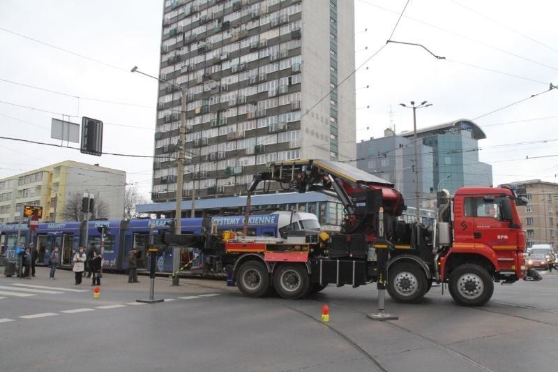 Wykolejenie Tramwaju na pl. Legionów, Wrocław, 10.03.2016