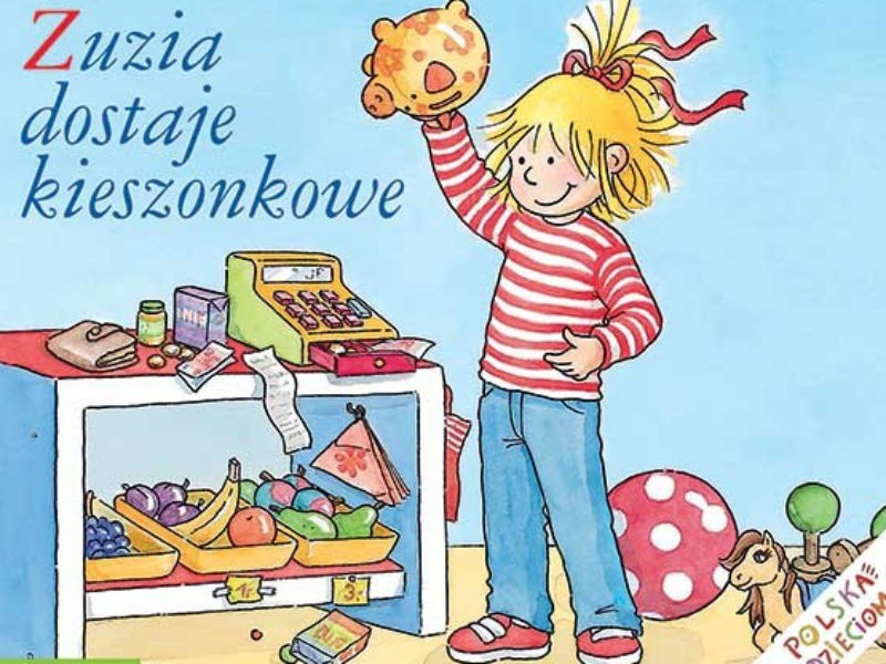 (Fragment okładki): Zuzia dostaje kieszonkowe, Liane...