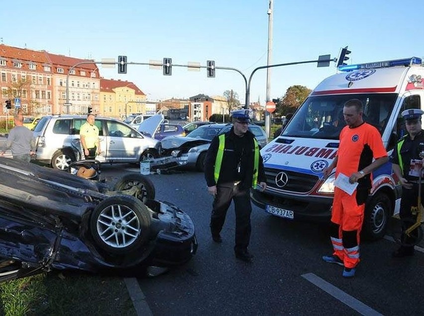 Dziś (19 października) około godziny 16 na rondzie...