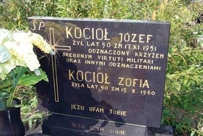 Grób Józefa Kotła na cmentarzu w Proszowicach Fot. Aleksander Gąciarz