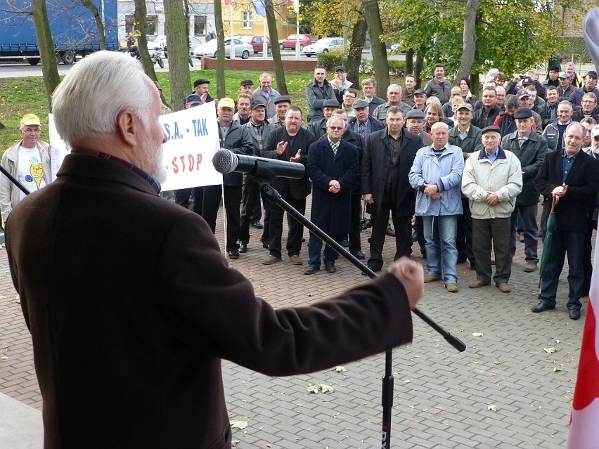Manifestacja planantorów buraka cukrowego w Kruszwicy
