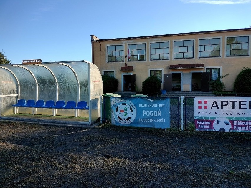 Stadion w Połczynie i przekazanie placu budowy