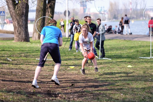 Trening poznańskiej drużyny quidditcha