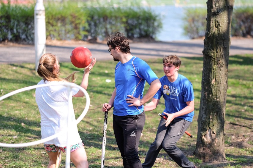 Trening poznańskiej drużyny quidditcha