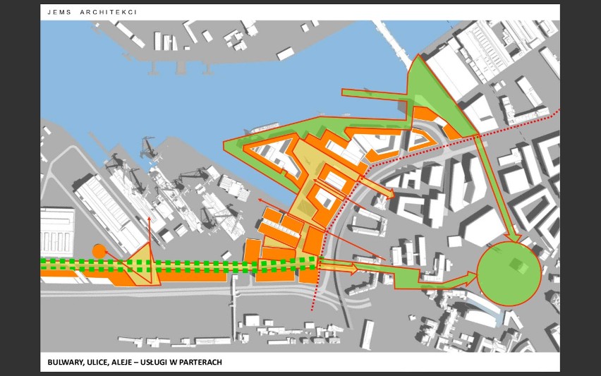 Młode Miasto w Gdańsku. Kolejny inwestor zaprezentował swoją koncepcję zabudowy dawnych terenach postoczniowych [wizualizacje]