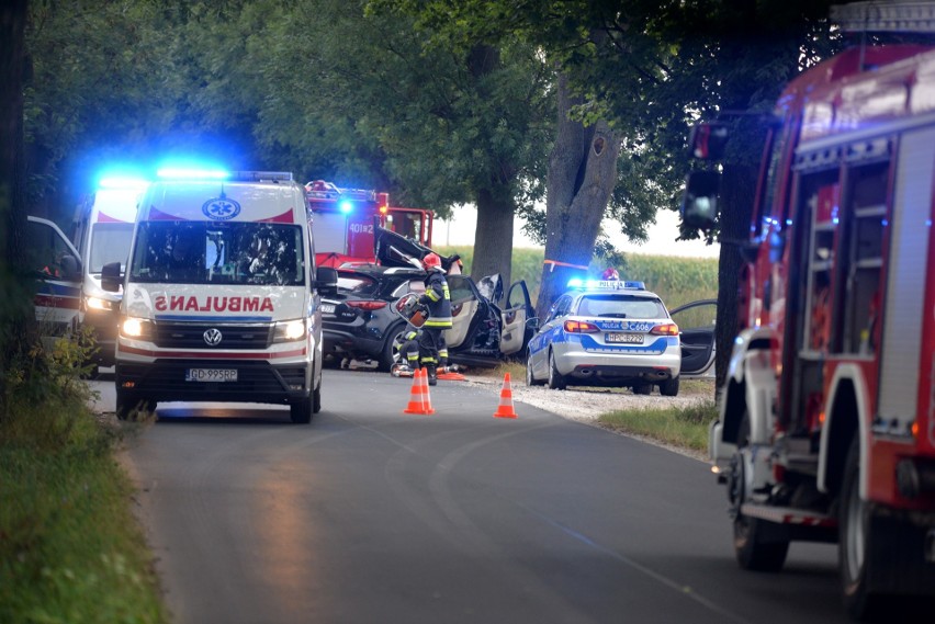 Dramatyczny wypadek w powiecie aleksandrowskim. Samochód...