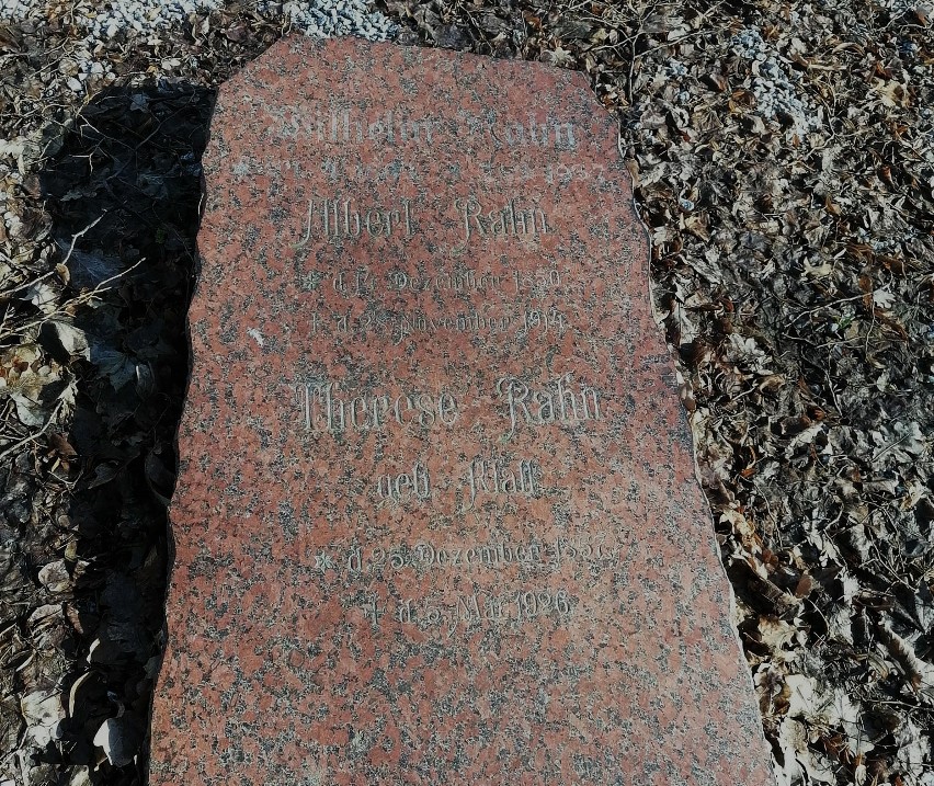 Pamiątka po rodzinie Rahnów trafiła do lapidarium w Malborku. To dawni mieszkańcy, których willa stoi w centrum miasta do dziś