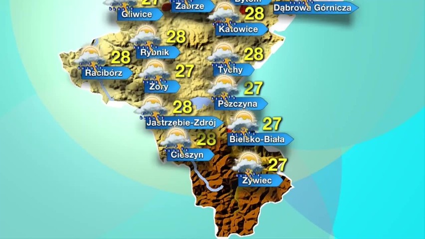 Prognoza pogody na 27 lipca dla województwa śląskiego