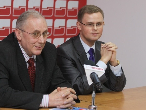 Mieczysław Czerniawski (z lewej) i Bartosz Wojda
