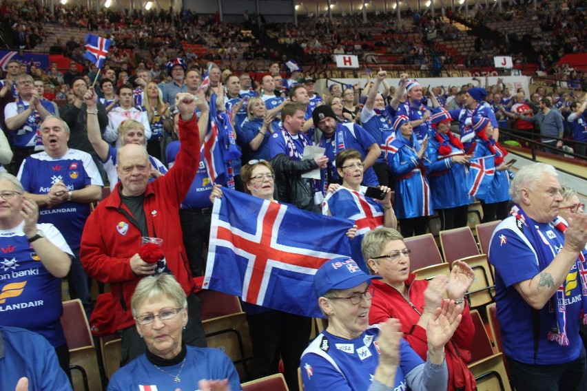 Euro 2016 piłkarzy ręcznych: Islandia - Białoruś w Katowicach [ZDJĘCIA KIBICÓW]