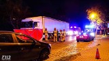 Wypadek śmiertelny w Zabrzu na DK 94. Ciężarówka przejechała mężczyznę, który przebiegał przez jezdnię przy przystanku autobusowym