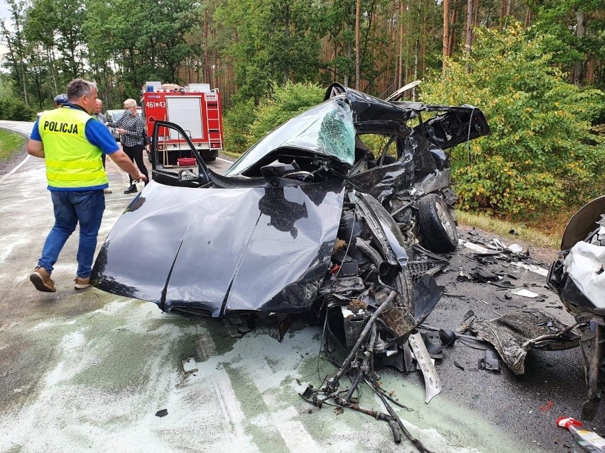 Śmiertelny wypadek na trasie Sztum - Kwidzyn. Samochód...