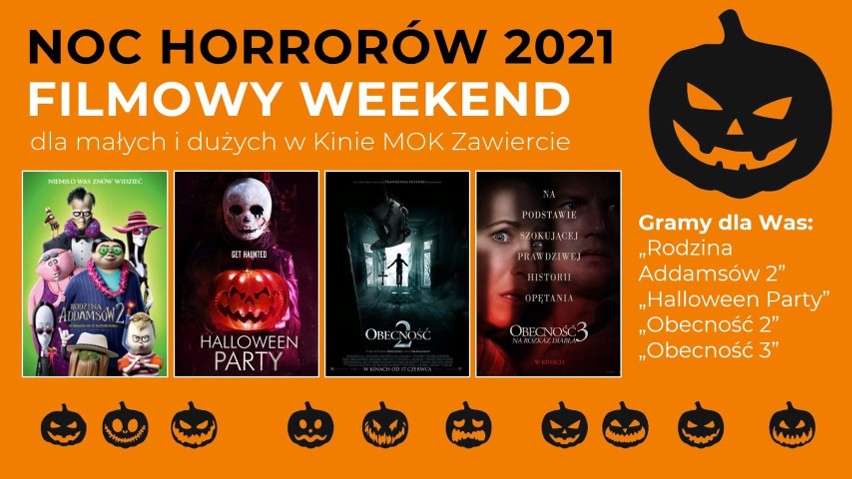 NOC HORRORÓW i Filmowy weekend z Rodziną Addamsów 2 w...