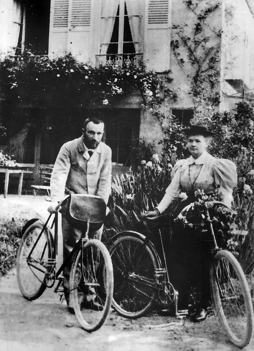 Maria i Piotr Curie w prezencie ślubnym otrzymali dwa rowery...