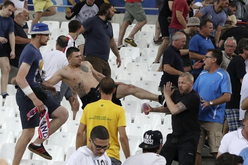 Podczas Euro 2016 Rosjanie pobili się z Anglikami