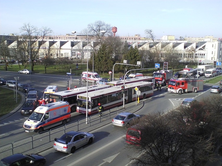 Wypadek autobusów w Radomiu