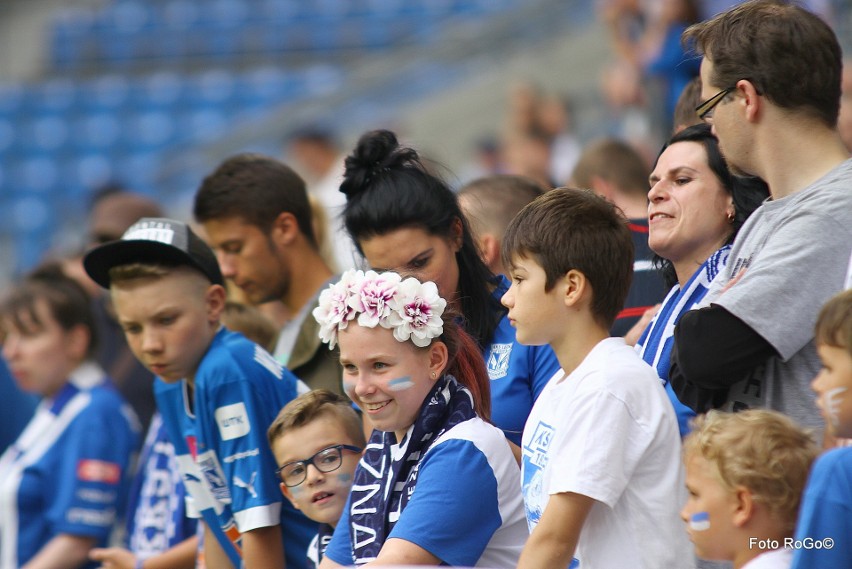 Kibice na meczu Lech Poznań - Sandecja Nowy Sącz