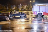 Wypadek na skrzyżowaniu Focha i Rapackiego w Grudziądzu [wideo, zdjęcia]