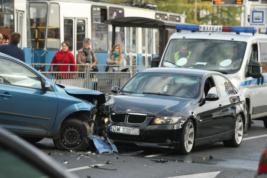 Wypadek na Legnickiej - 10.10.2013 roku