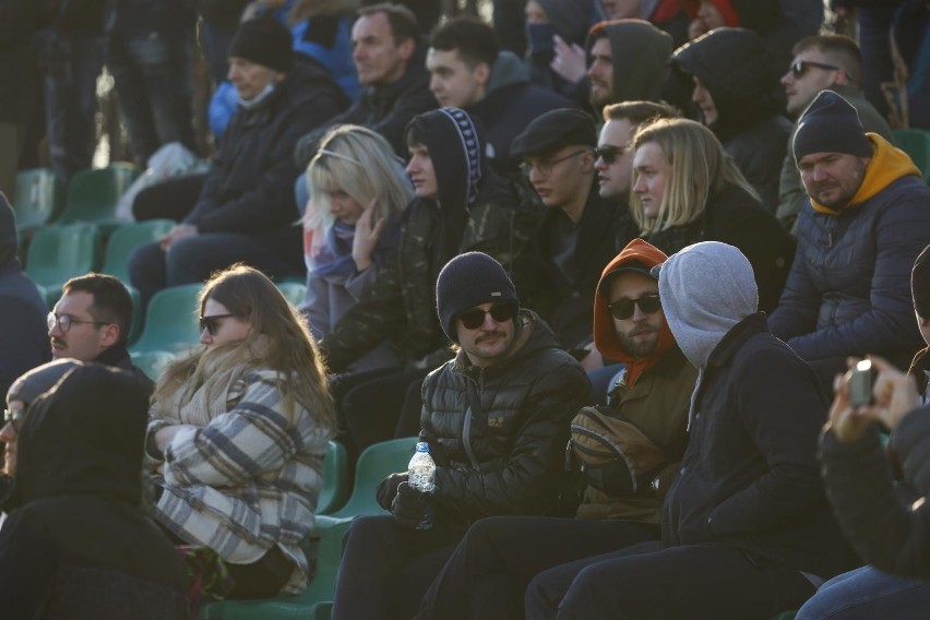 19.3.2022, Kraków: kibice na meczu II ligi Garbarnia -Hutnik