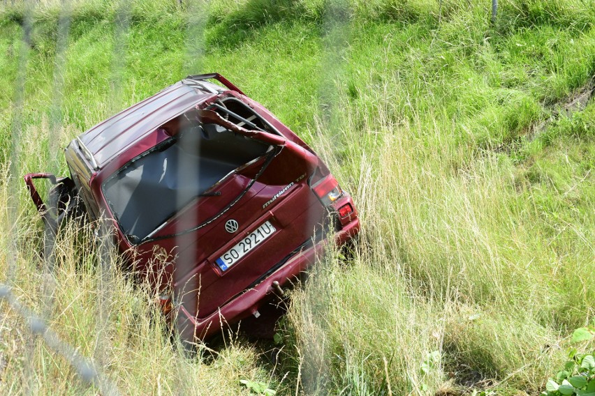 Wypadek na A4 na wysokości ul. Szopienickiej w Katowicach