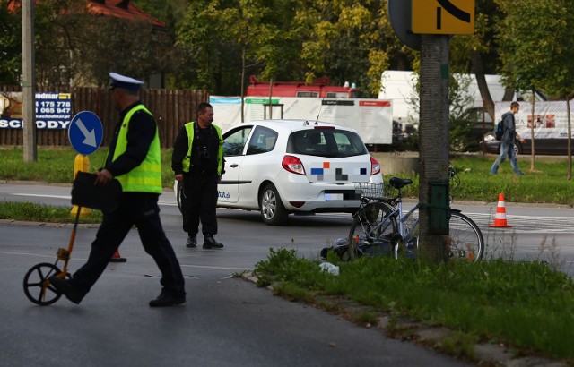 Miejsce śmiertelnego wypadku na ulicy Struga w Radomiu.