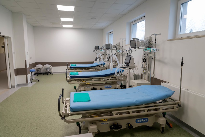 Nowe skrzydło szpitala w Łapach zostało otwarte w lutym 2019...
