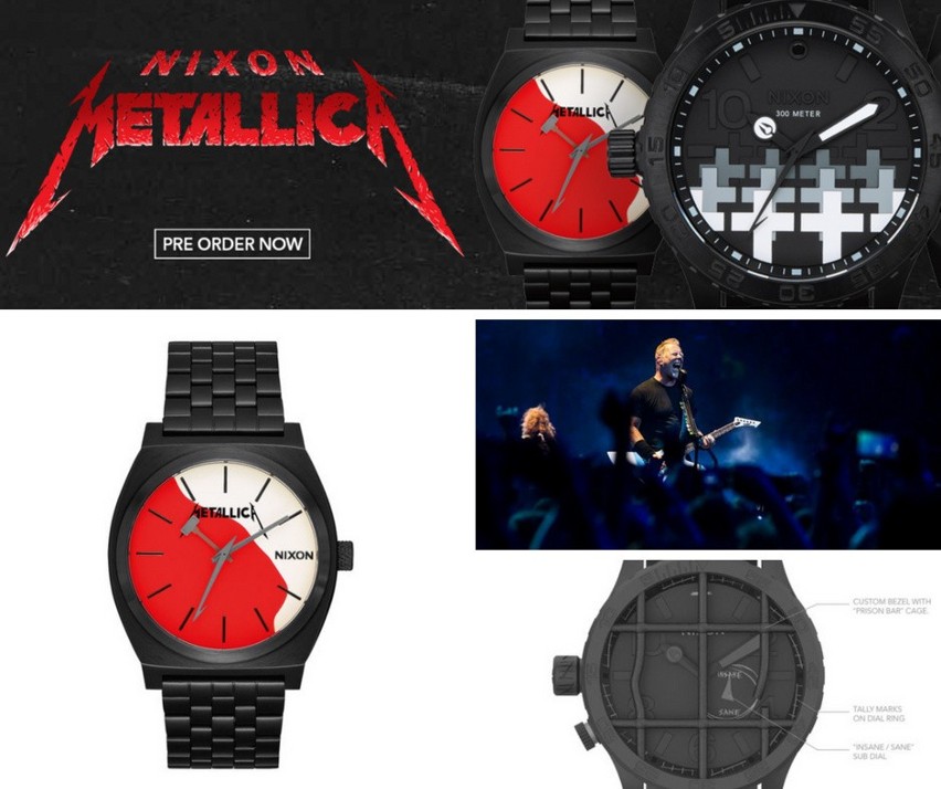 Zegarki Metallica: zespół z własną linią zegarków. To efekt...