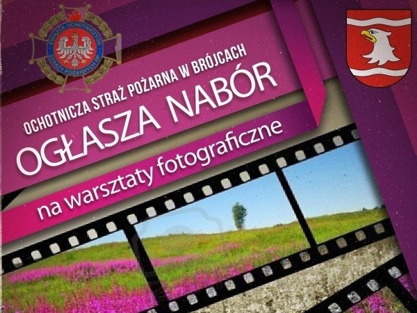 Strażacy-ochotnicy z Brójec zapraszają młodzież na wakacyjne warsztaty fotograficzne.