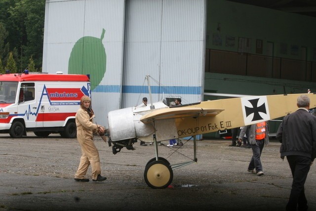 Pojedynek lotników (dogfight) z czasów I wojny światowej i...