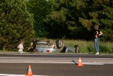 Wypadek w Krzemienicy na trasie Rzeszów - Łańcut. Ranne zostały dwie osoby [ZDJĘCIA] 