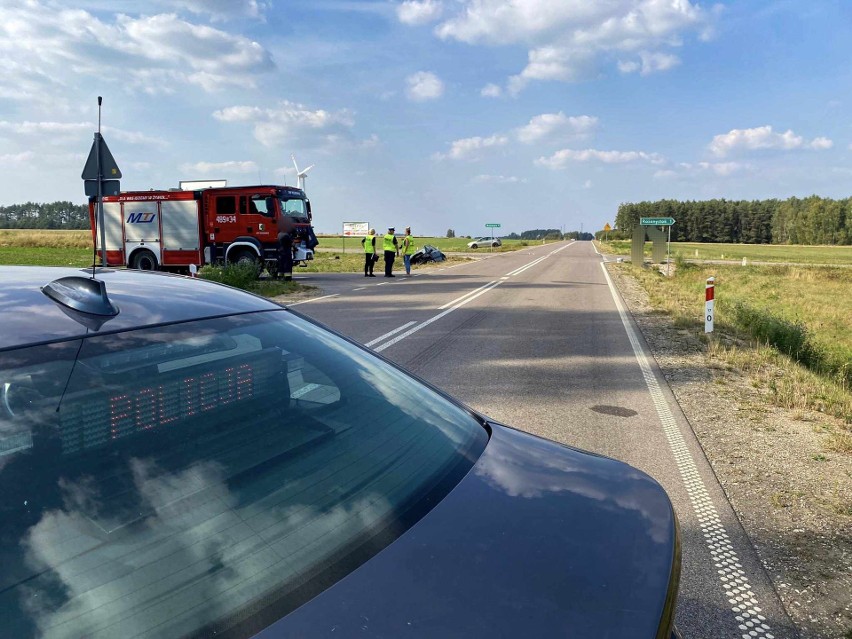 Trzy osoby ranne po zderzeniu volkswagena z suzuki