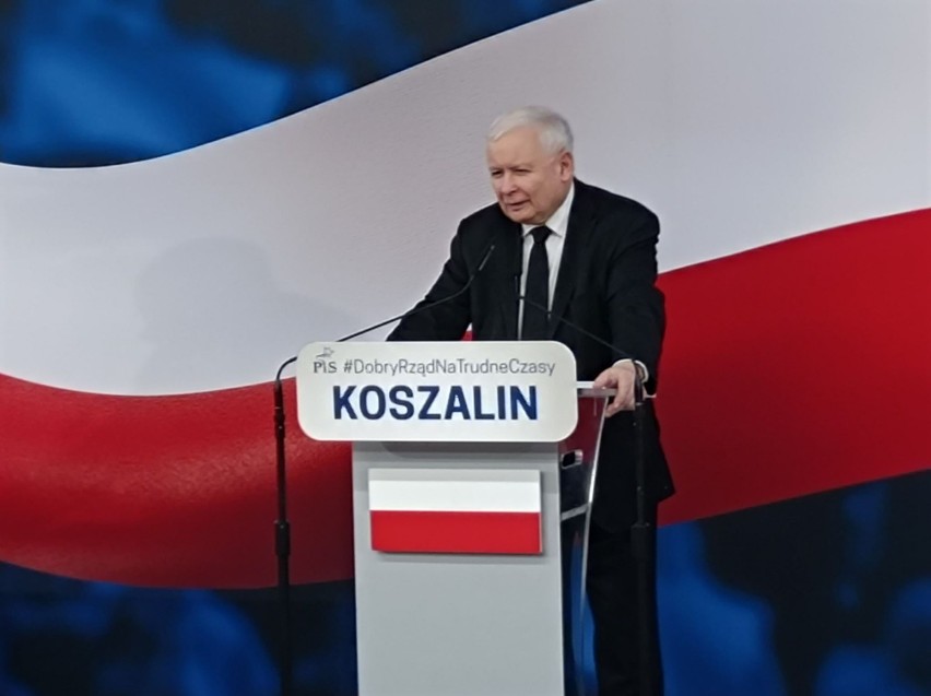 Prezes PiS Jarosław Kaczyński w sobotę odwiedza Koszalin