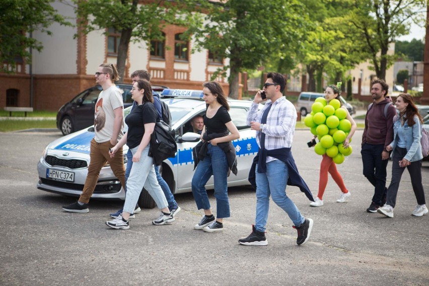 Parada studencka w Słupsku