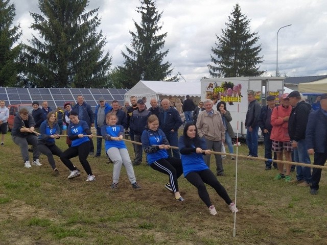 Podczas pikniku miały miejsce zawody w przeciąganiu liny