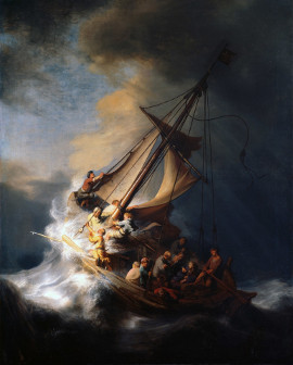"Burza na Jeziorze Galilejskim", Rembrandt van Rijn, 1633
