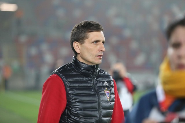 Trener Górnika Marcin Brosz.