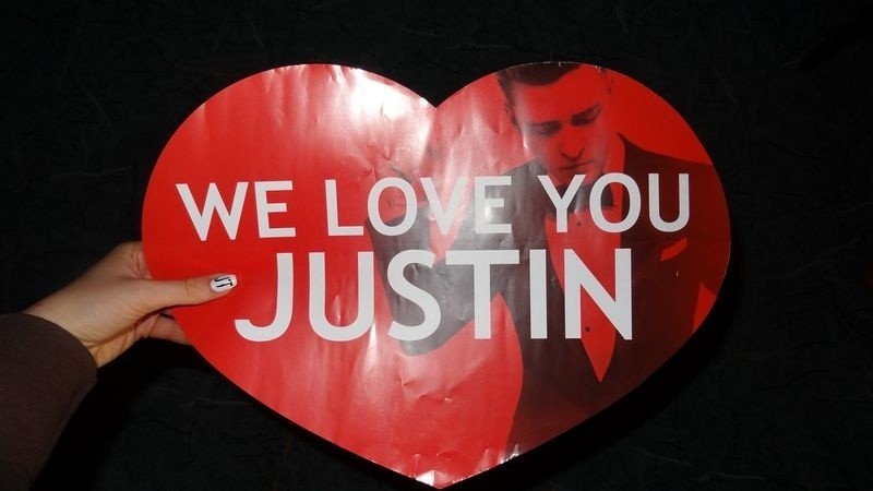 Koncert Justina Timberlake'a w Gdańsku. Zdjęcia fanów z akcji We Love You Justin cz.8 [FOTO]