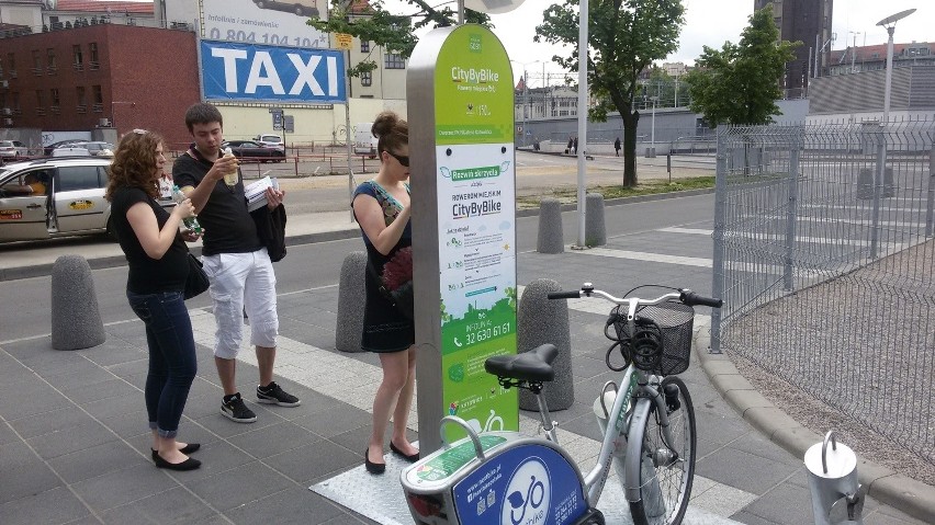 Test rowerów miejskich Nextbike w Katowicach