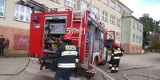  Strażacy ze Szczecinka trenowali w "płonącym" szpitalu
