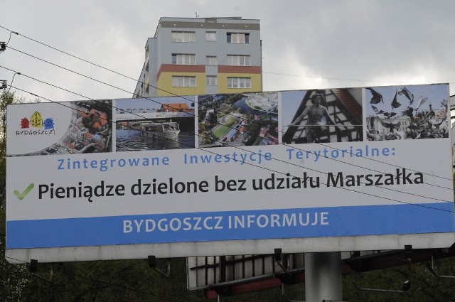 Koszt kampanii billboardowej dotyczącej Zintegrowanych Inwestycji Terytorialnych to 10 tysięcy zł brutto