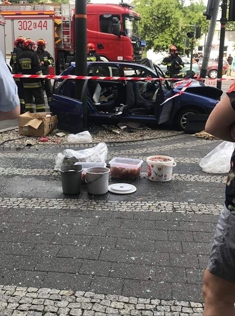 Kraków. Poważny wypadek na ulicy Kapelanka                       