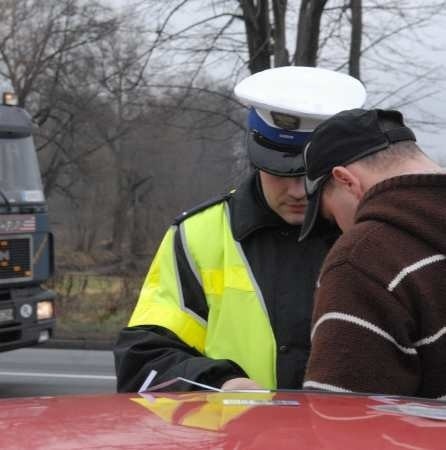 Policjanci na trasie byli nieugięci, nie było żadnej taryfy ulgowej